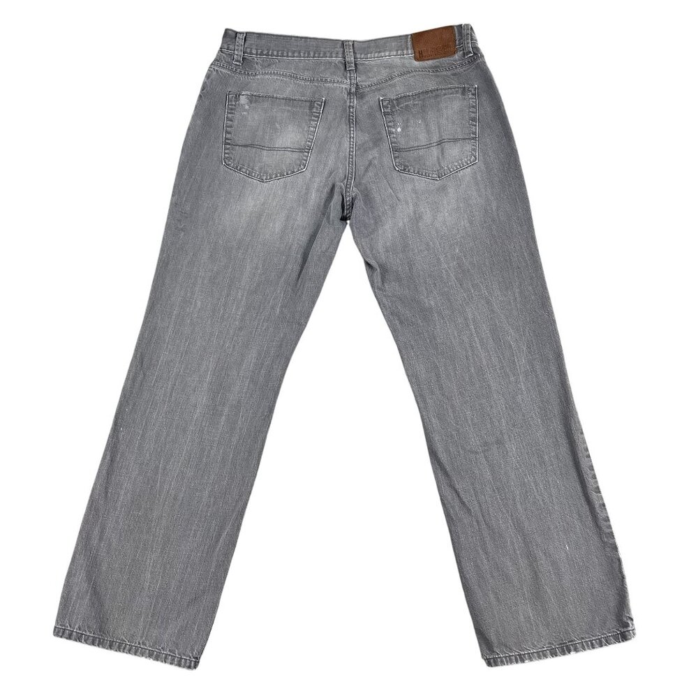 Tommy‎ Hilfiger Premium Gray Straight Leg Jeans Sz 38 x 32